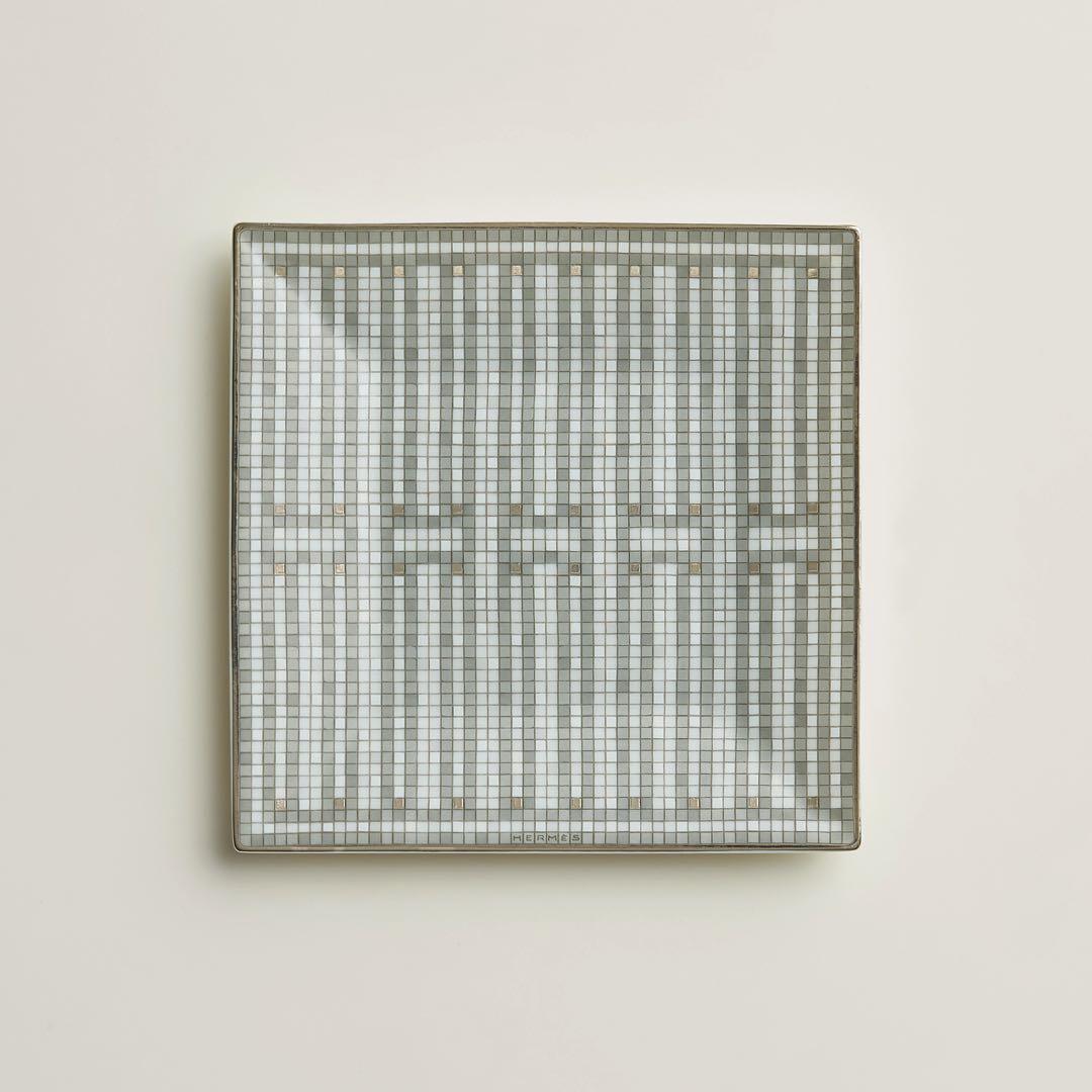 エルメス HERMES モザイク24　プラチナ　プチカレ美品