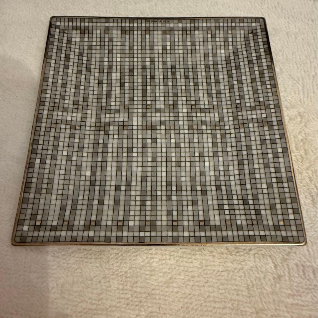 エルメス HERMES モザイク24　プラチナ　プチカレ美品
