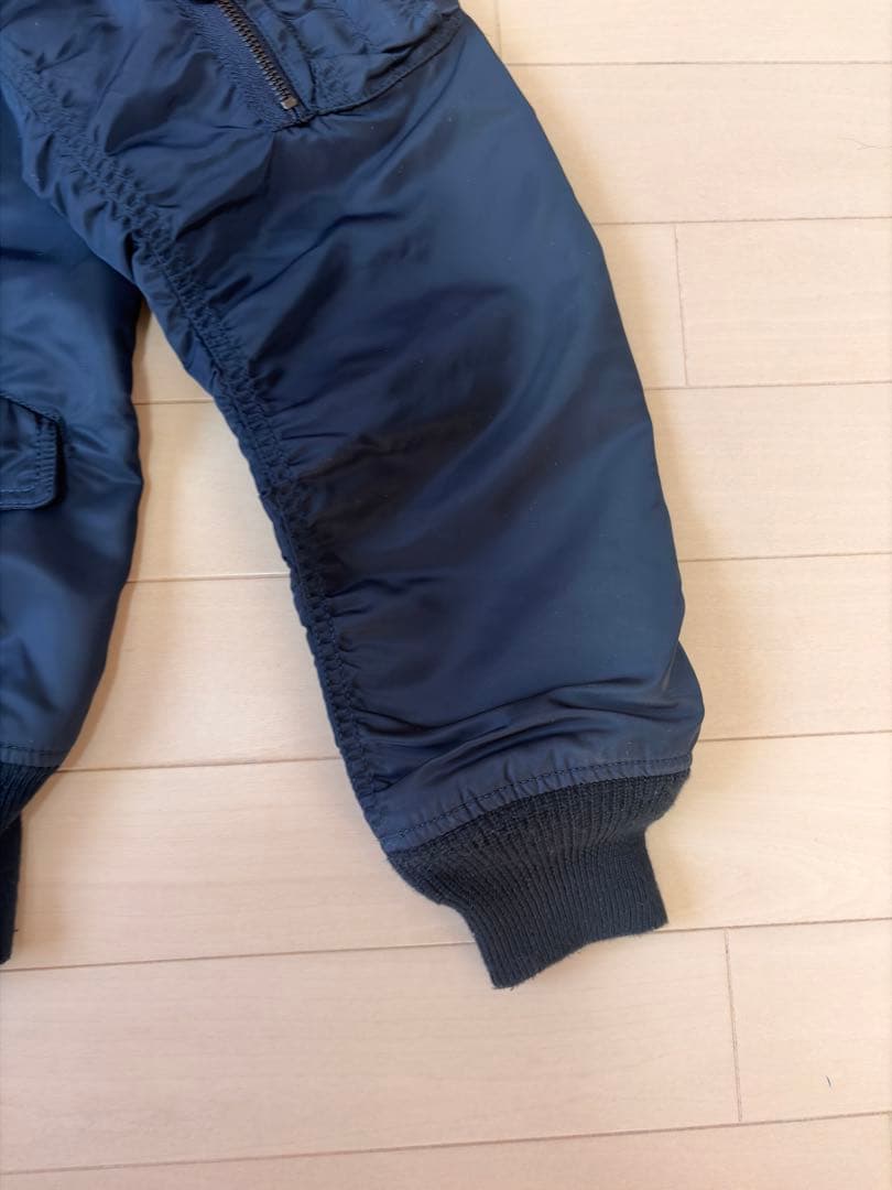 正規品　AVIREX MA-1 フライトジャケット ネイビー