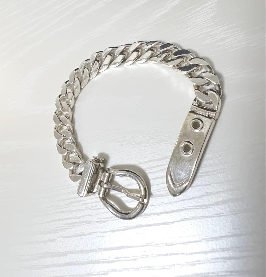 アクセサリー HERMES Boucle Sellier PM bracelet 80s