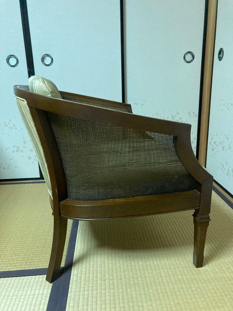 マルニ木工　地中海シリーズ　アームチェア　肘掛け椅子　高級家具　maruni