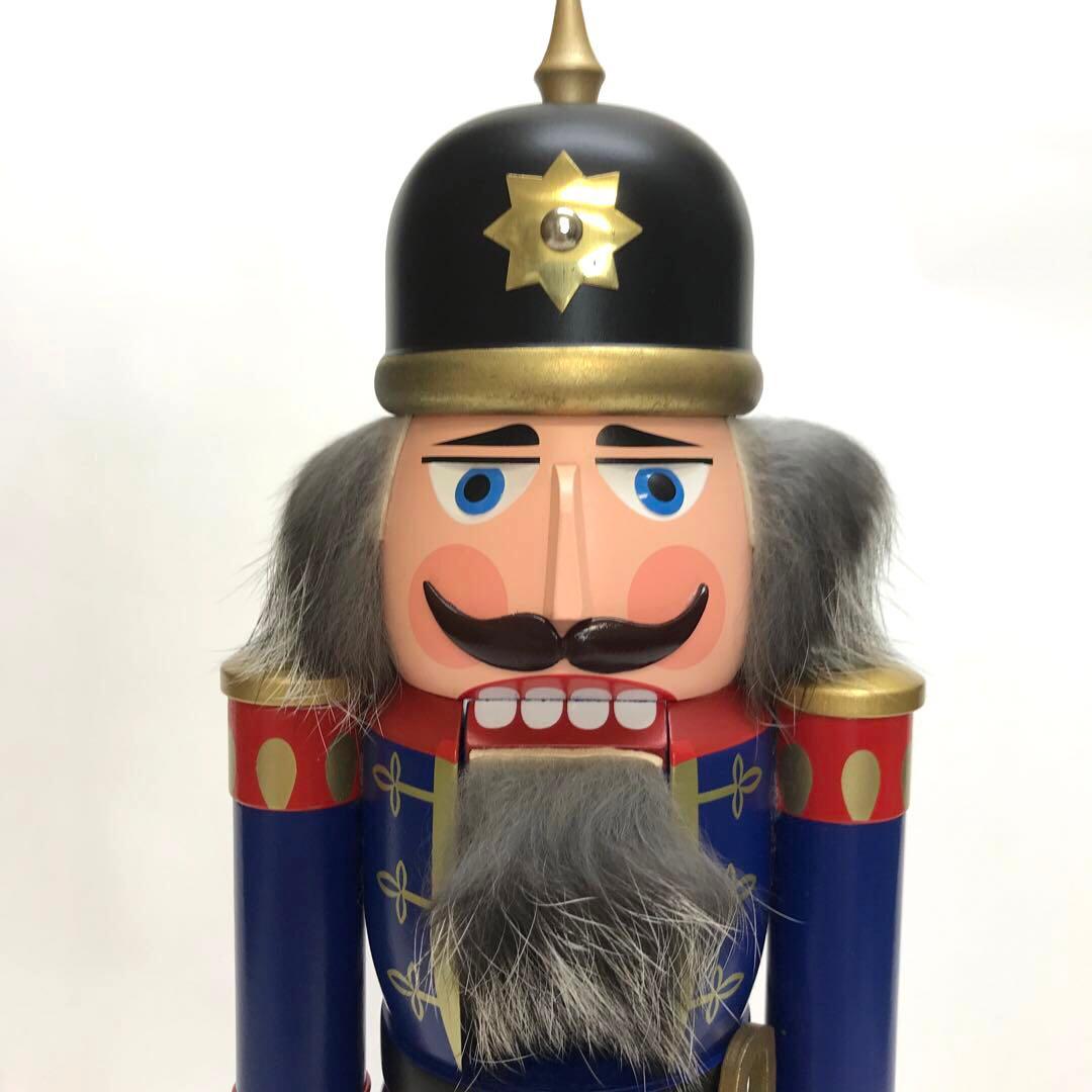 【アウトレット】DREGENO くるみ割り人形 王様 37cm ドイツ製