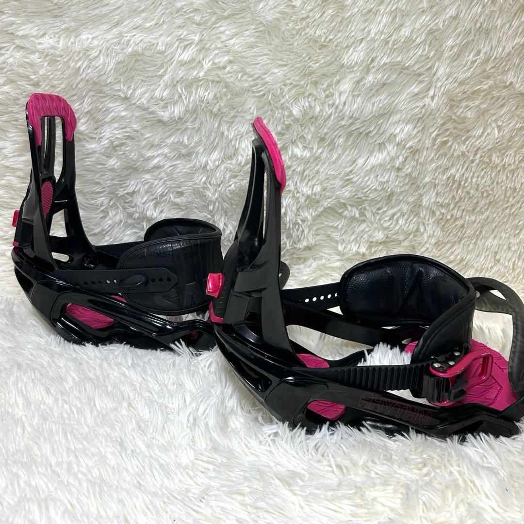 SALOMON ビンディング　スノボ　レディース　ブラックピンク　M