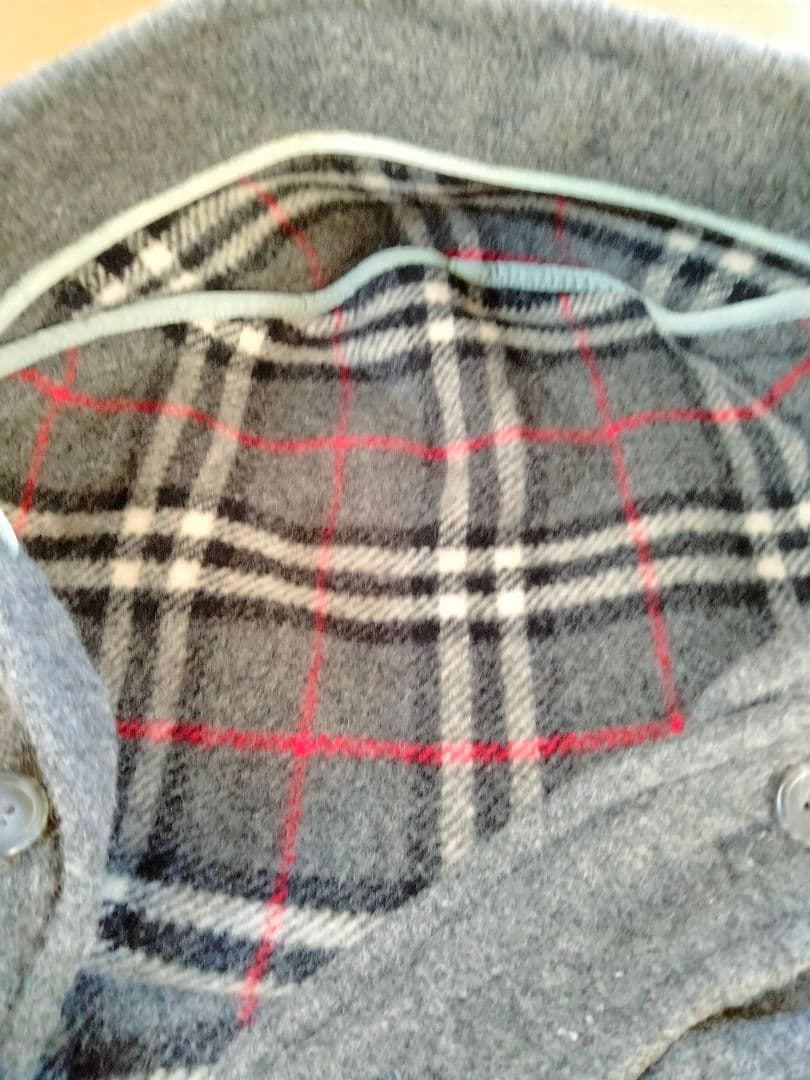 BURBERRY　バーバリーグレー ダッフルコート