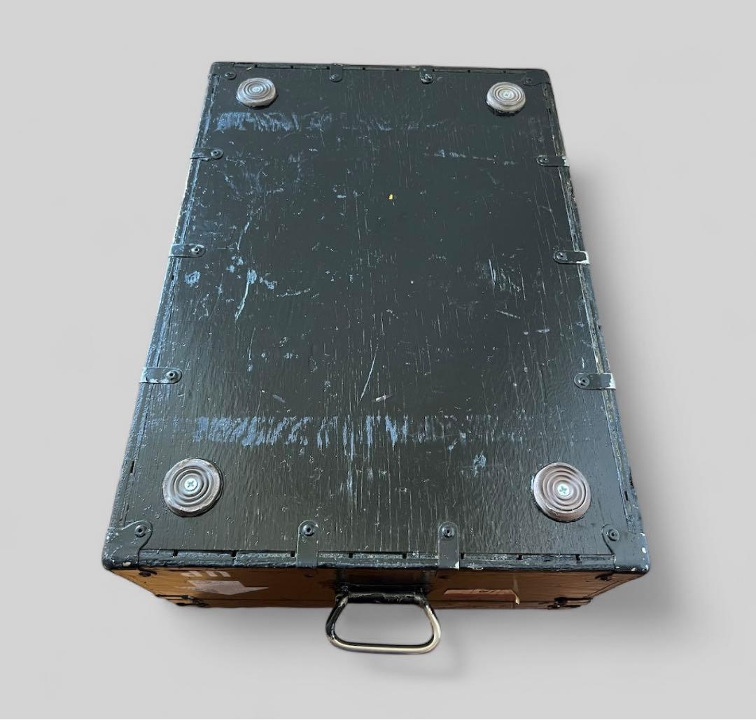 ☆ヴィンテージ トランクケース ミリタリーボックス コンテナ 収納箱 キャンプ