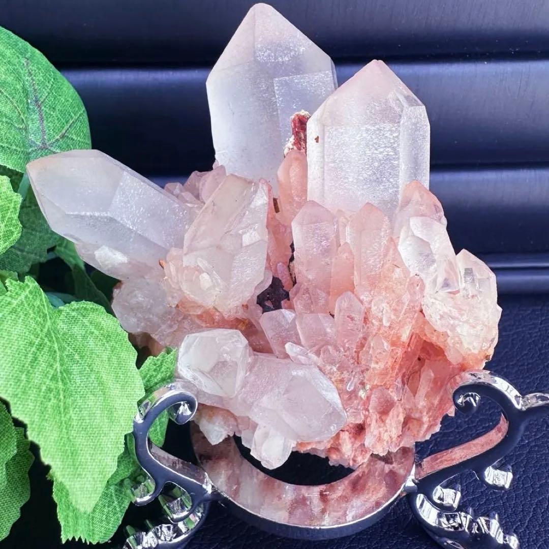 爆アレ❗️可愛いピンク♡超綺麗マダガスカル産パイナップルピンククラスターA1470