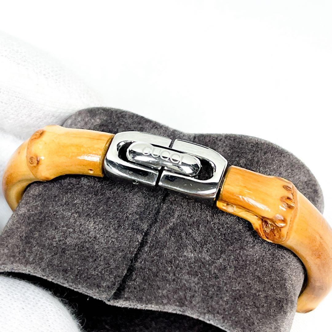 付属品完備 極美品 グッチ バンブー 腕時計 電池新品 可動品 6800L