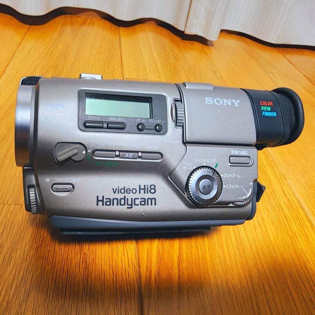 【動作確認済】Hi8 SONY 高画質 ビデオカメラ CCD-TR2 セット