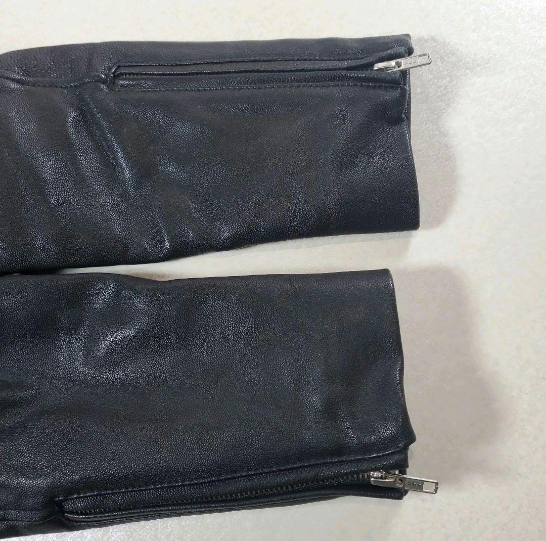 ユナイテッドアローズ やぎ革 ゴート レザージャケット 裏地キルティング　M