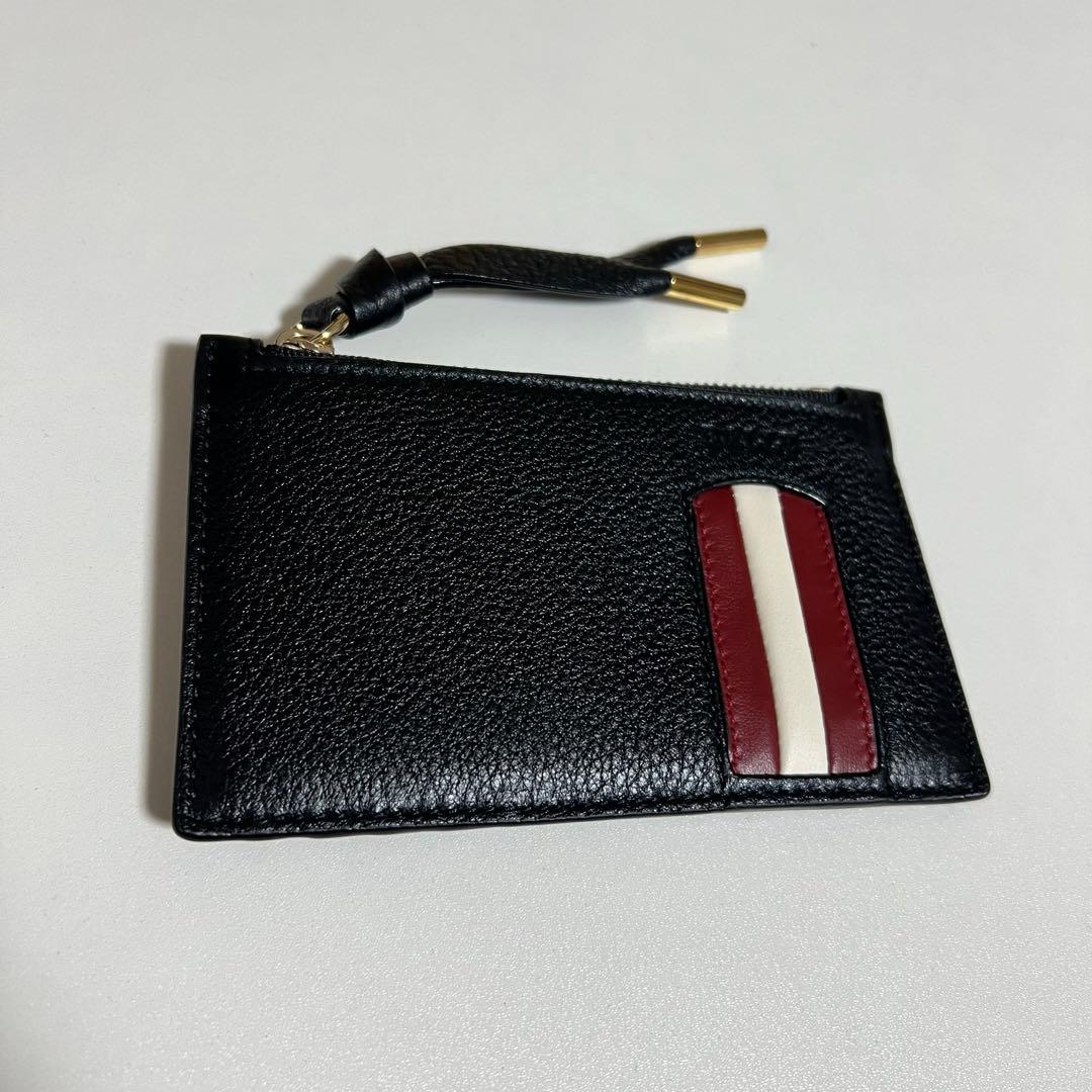 極美品　BALLY バリー　クレジットカードケース MANDHY BLACK