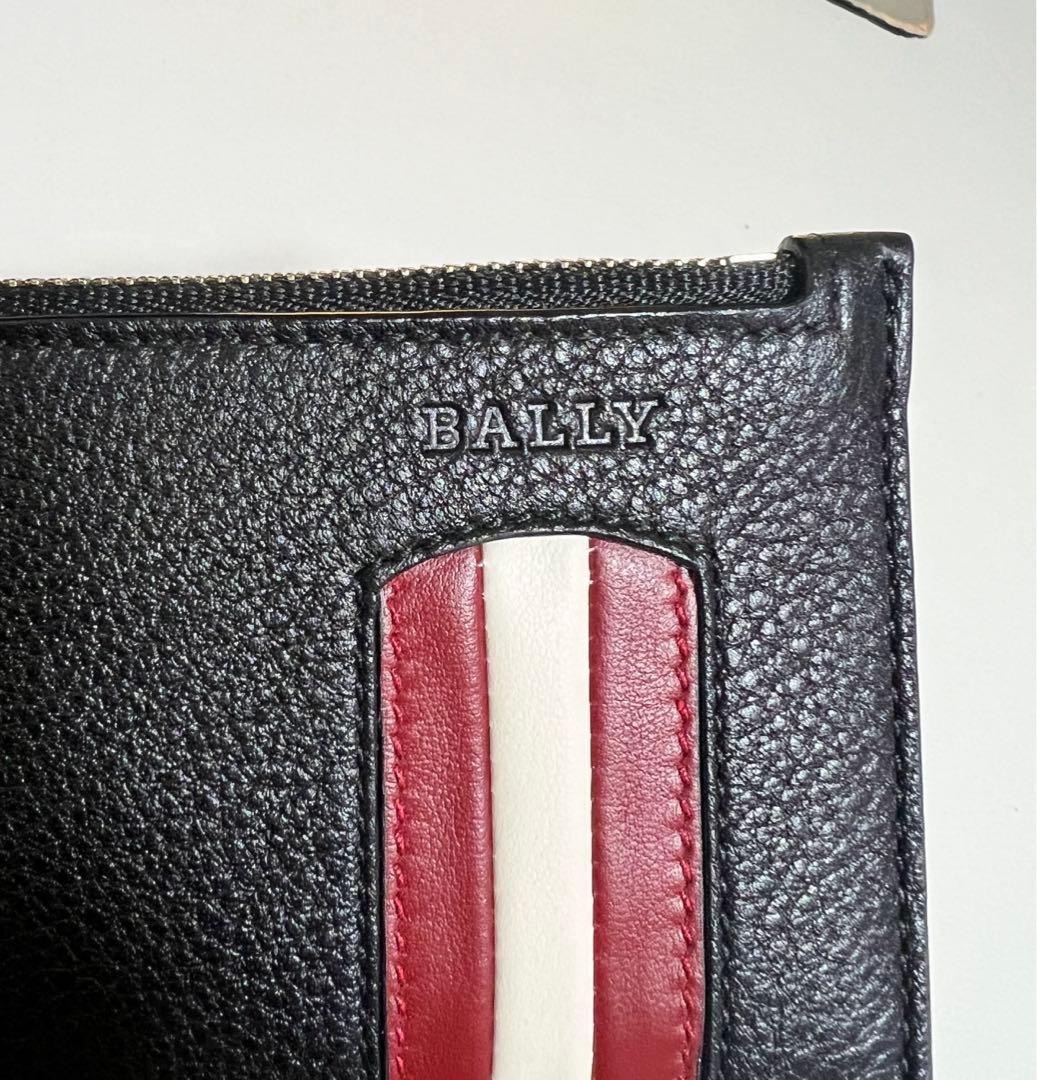 極美品　BALLY バリー　クレジットカードケース MANDHY BLACK
