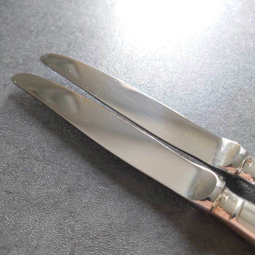 美品 クリストフル アルビ デザートナイフ 2点