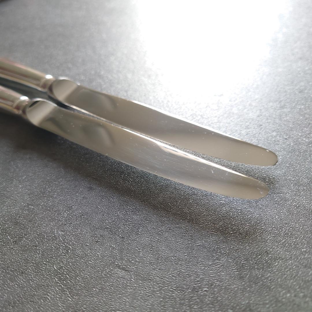 美品 クリストフル アルビ デザートナイフ 2点