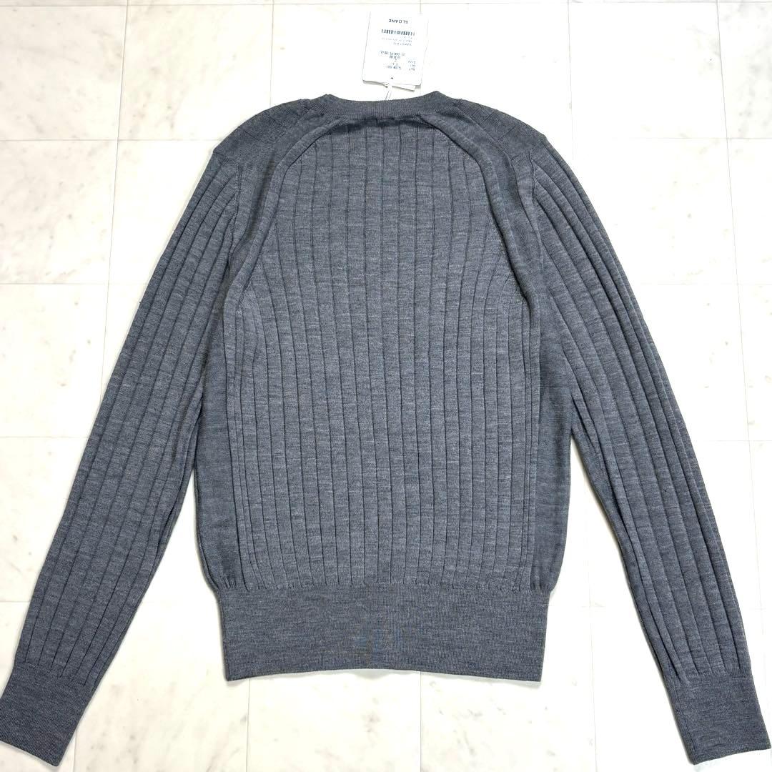 risingsun です★新品★18Gワイドリブ メリノウール×シルク