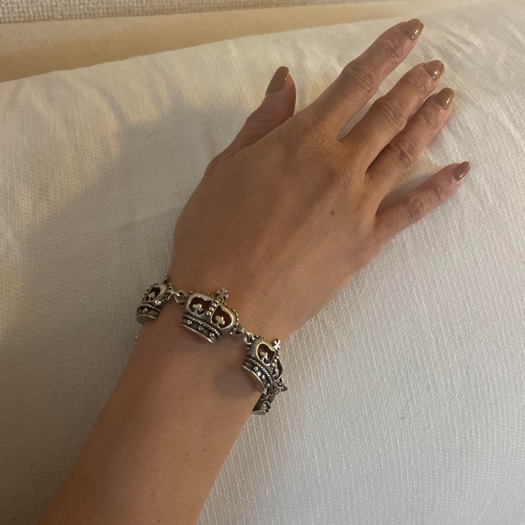 ロイヤルオーダー ORDERクラウン王冠ブレスレットシルバー廃盤