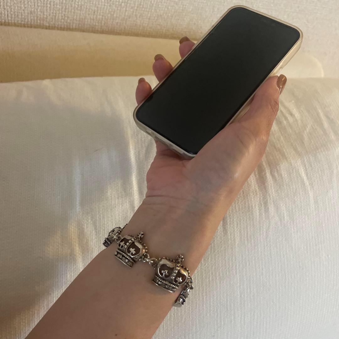 ロイヤルオーダー ORDERクラウン王冠ブレスレットシルバー廃盤