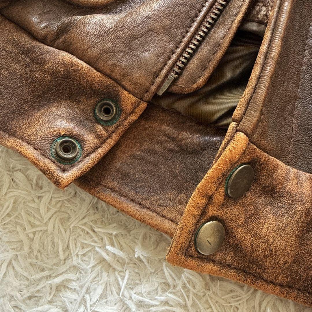 90s Type A-2 羊革 ライナー フライトジャケット ボンバージャケット