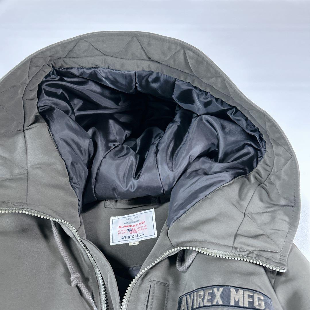 AVIREX MA-1フライトジャケット オリーブグリーン XL