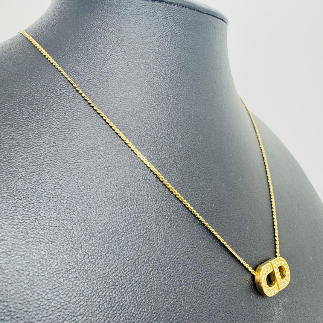 ✨Dior✨ディオール✨CD✨CDロゴ✨ラインストーン✨ネックレス✨