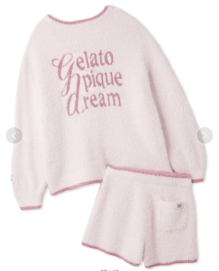 【限定♡完売】正規品♡ジェラートピケ ラメフェザーカーディガン＆ショートパンツ