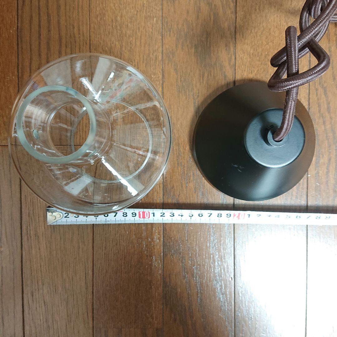 アンティークデンマーク照明　美品　フランゼン　ガラスシェードペンダント照明