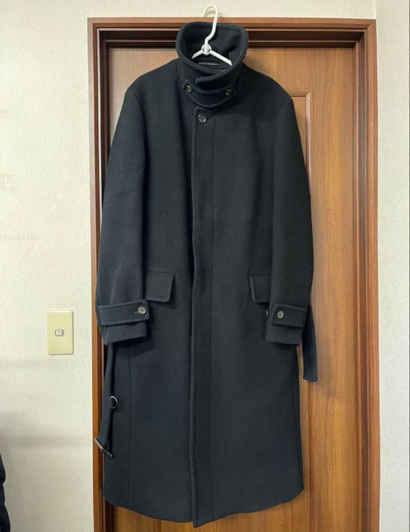 Y’s for men ワイズフォーメン メルトンウールロングコート