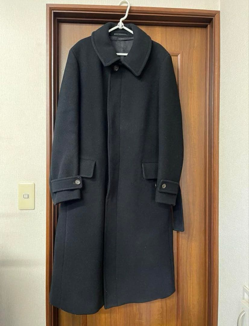 Y’s for men ワイズフォーメン メルトンウールロングコート