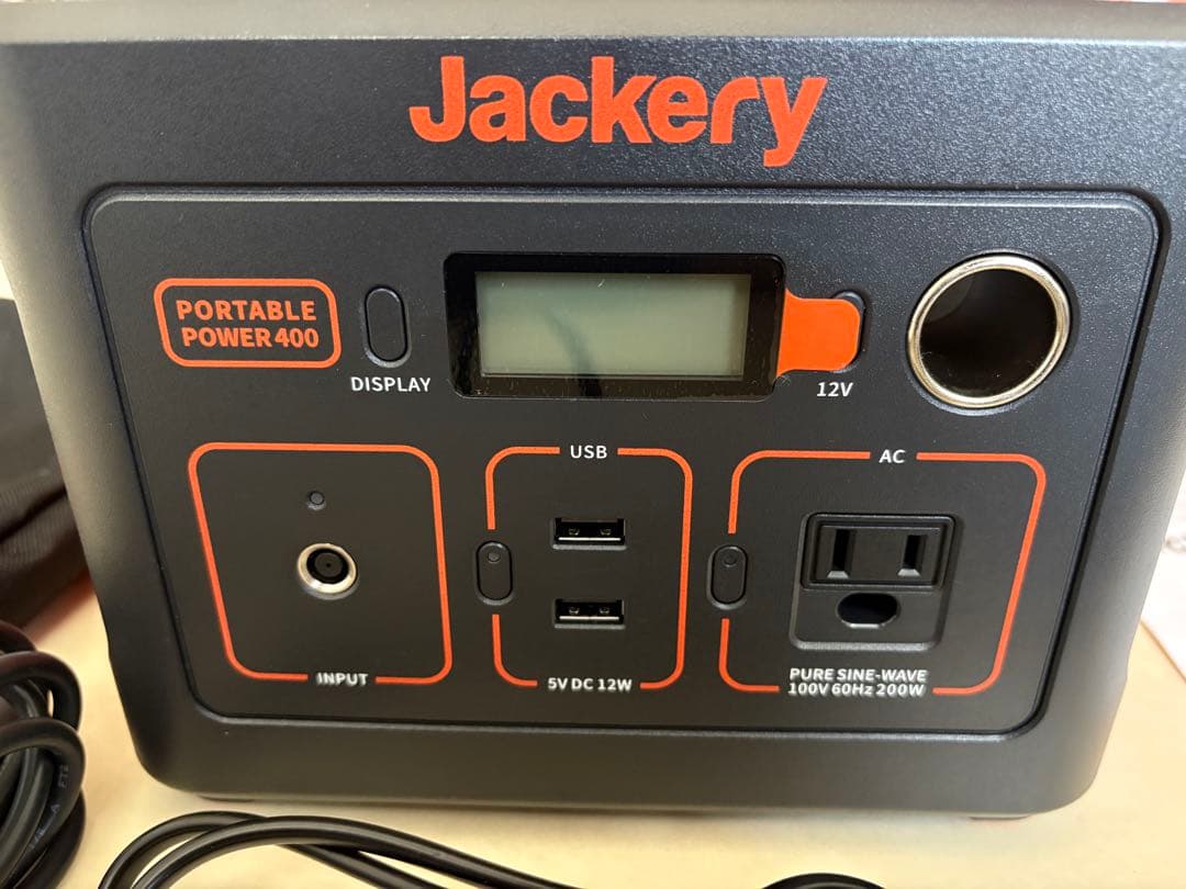 【新品同様】Jackeryポータブル電源400（ソーラーなし）
