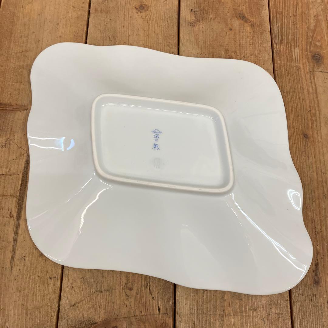 深川製磁 オリエンタルブルー 陶器製 銘々皿 茶道具セット 湯飲み 急須 大皿