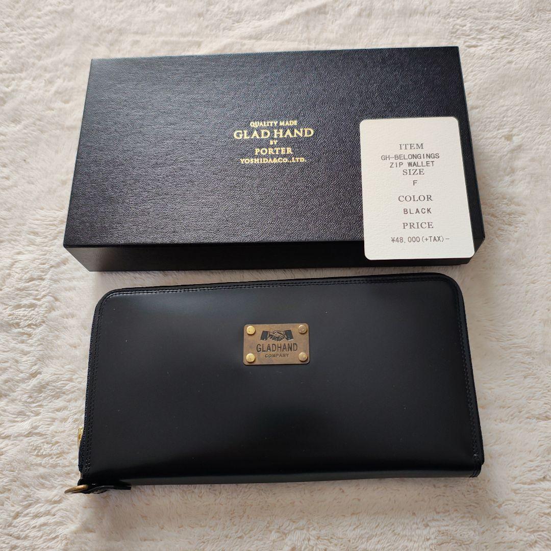 新品未使用　グラッドハンド　ポーター　本革　長財布　ブラック