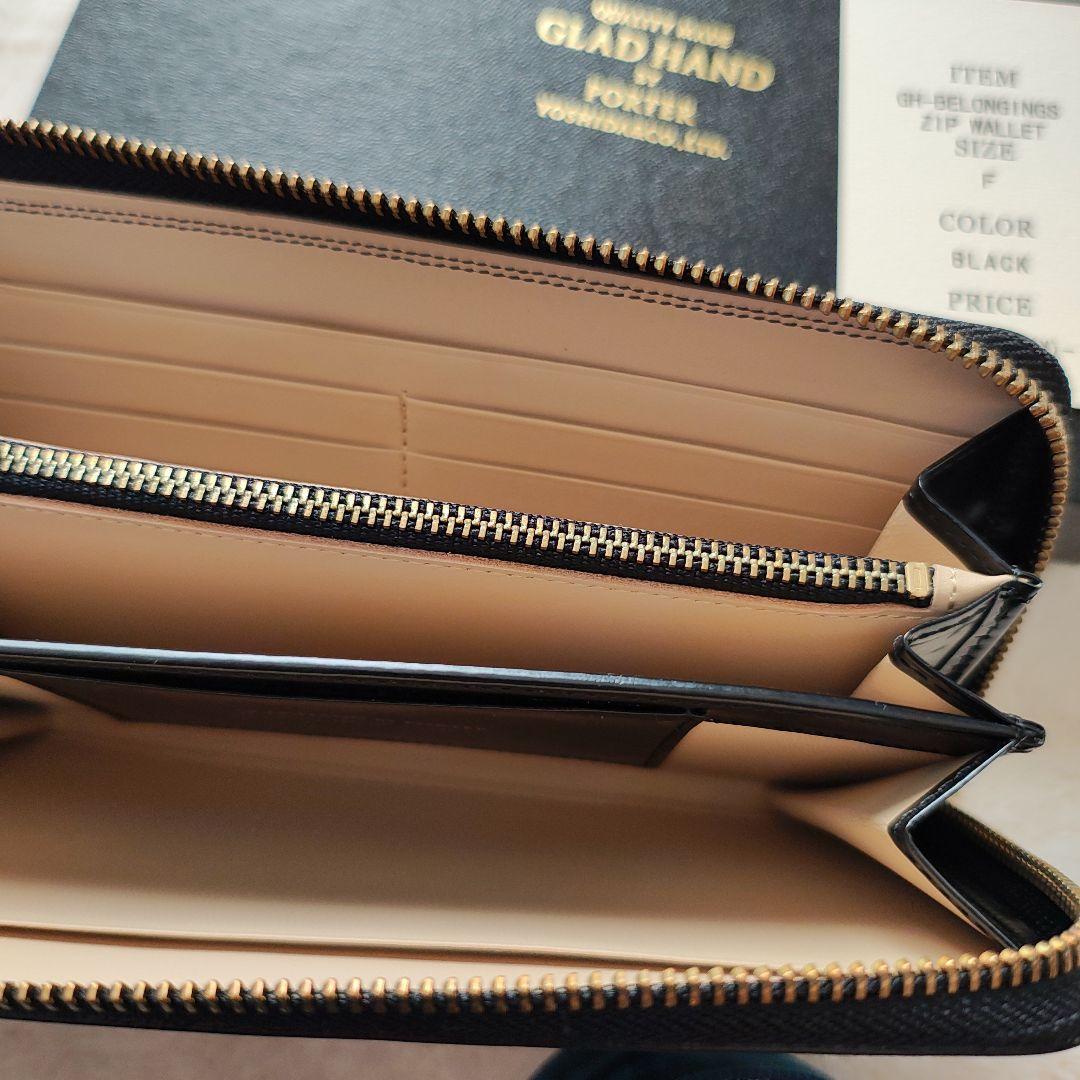 新品未使用　グラッドハンド　ポーター　本革　長財布　ブラック