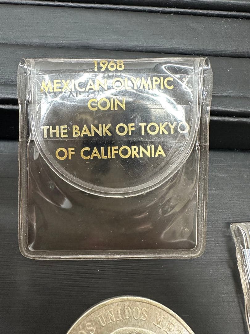 メキシコオリンピック　25ペソ銀貨4枚セット1968年