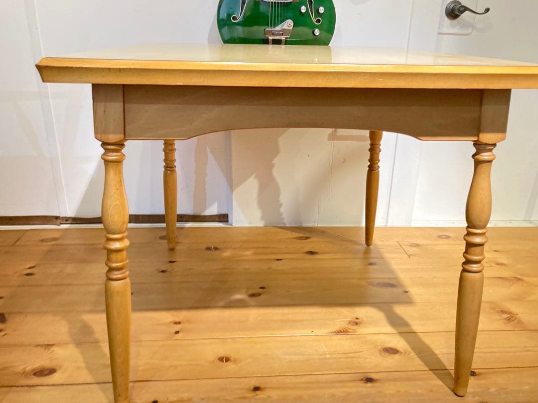 希少 太平 正方形 ナチュラルダイニングテーブル ビンテージ レトロ 昭和 飛騨