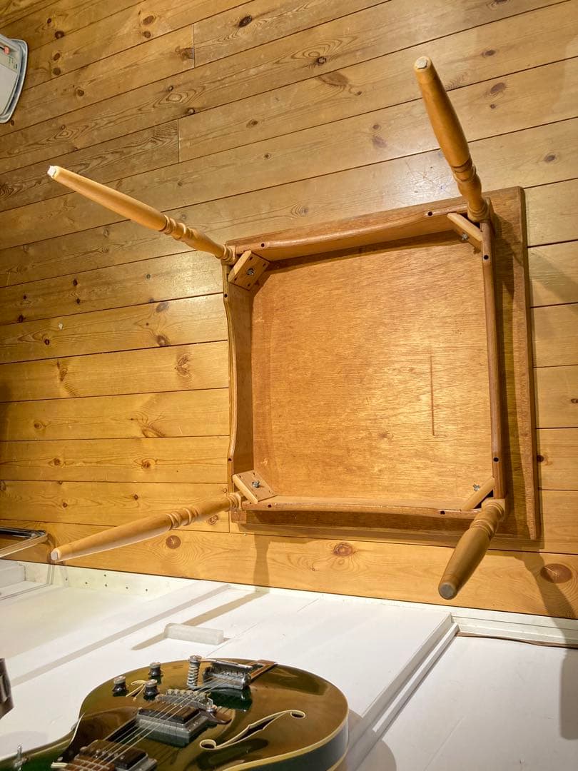 希少 太平 正方形 ナチュラルダイニングテーブル ビンテージ レトロ 昭和 飛騨