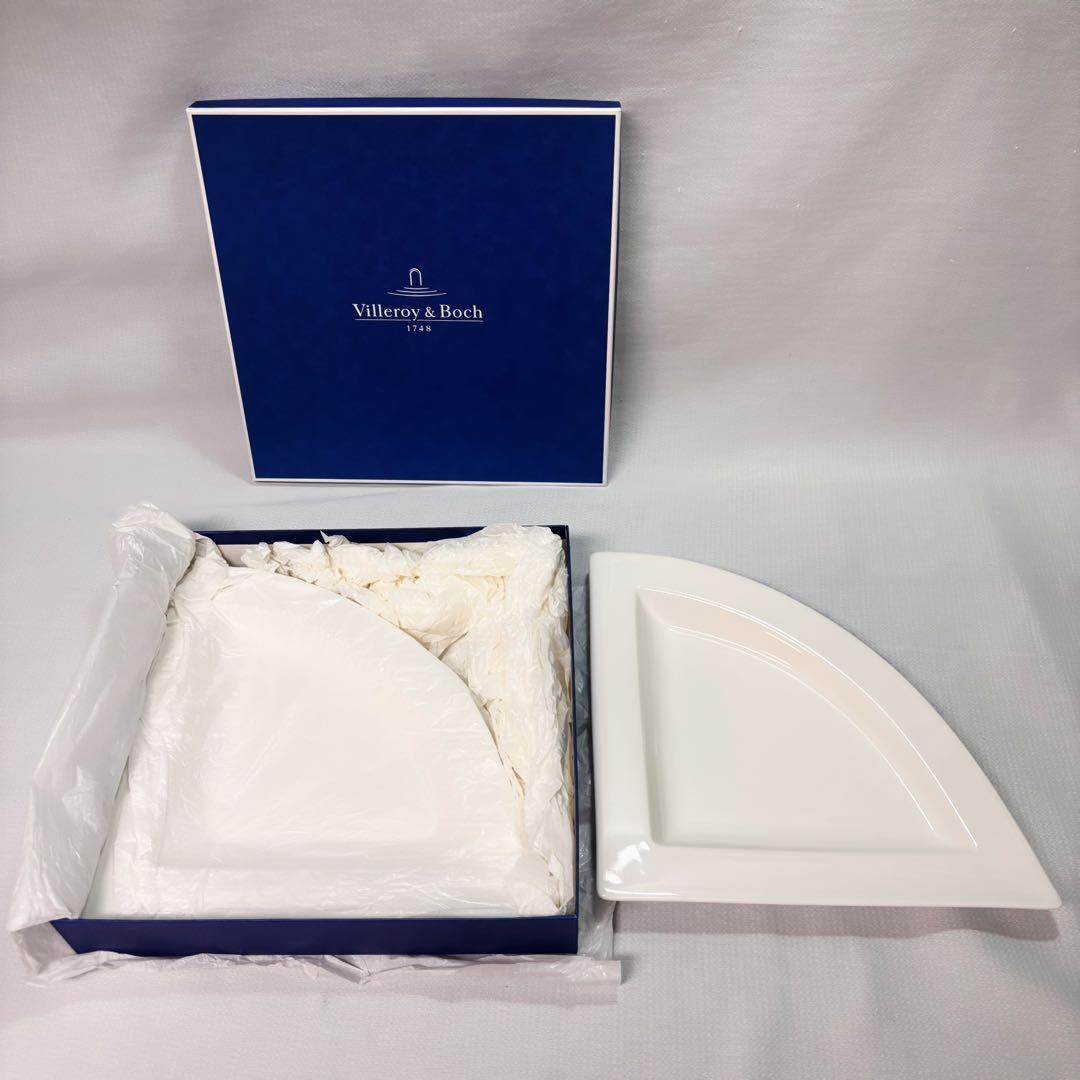 新品 Villeroy & Boch ビレロイ&ボッホ 三角形プレート 2枚