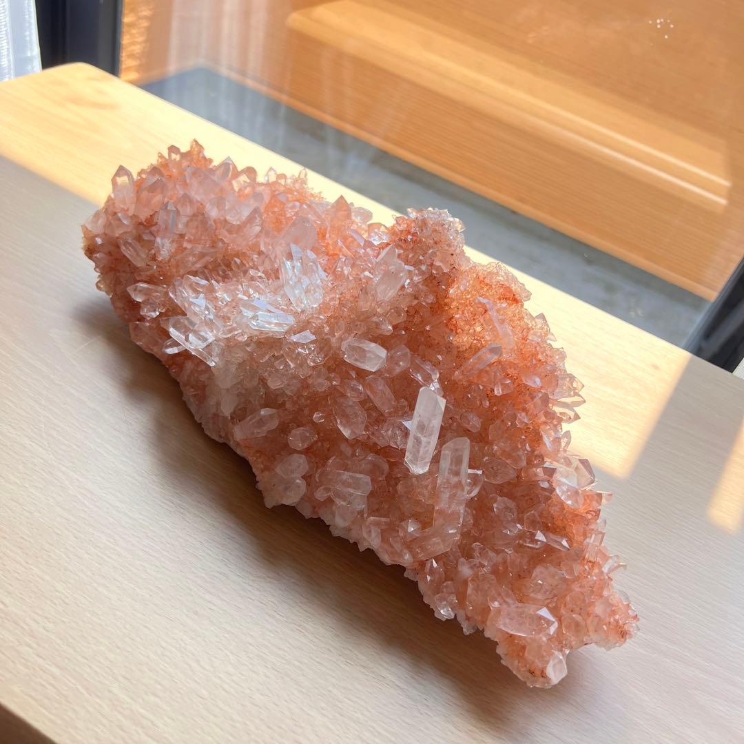 極上　ヒマラヤ　特大ピンククォーツクラスター
