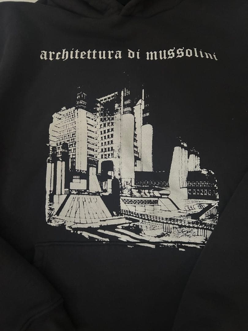 トップス ENFANTS RICHES DEPRIMES MUSSOLINI HOODIE