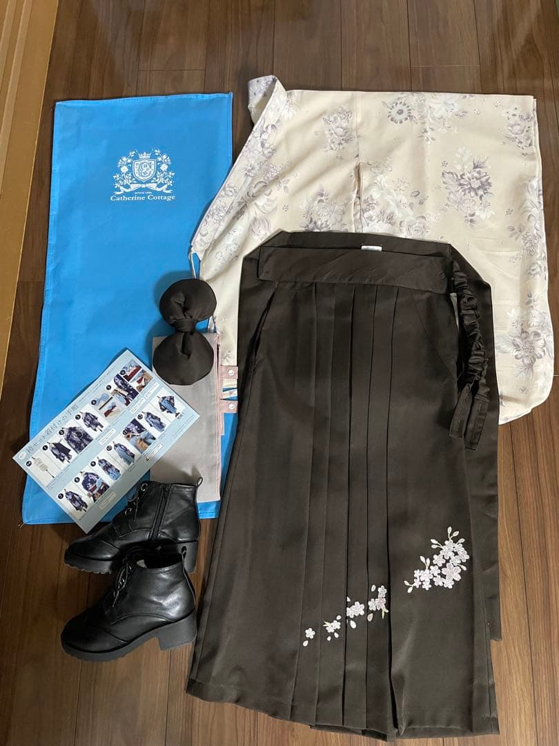【美品】キャサリンコテージ袴140cm ブーツ　セット