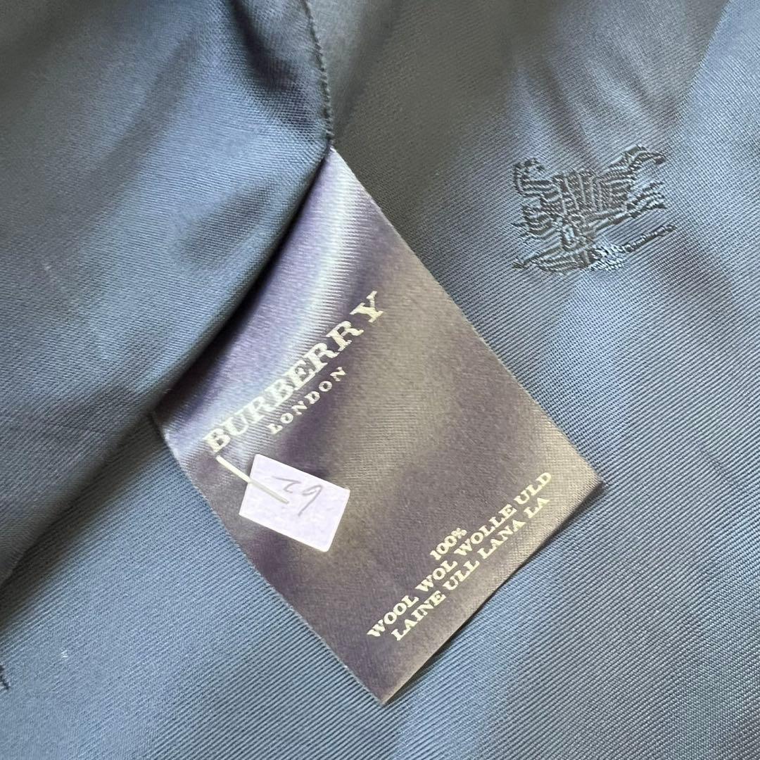 BURBERRY LONDON ロングコート チェック ウール イギリス製