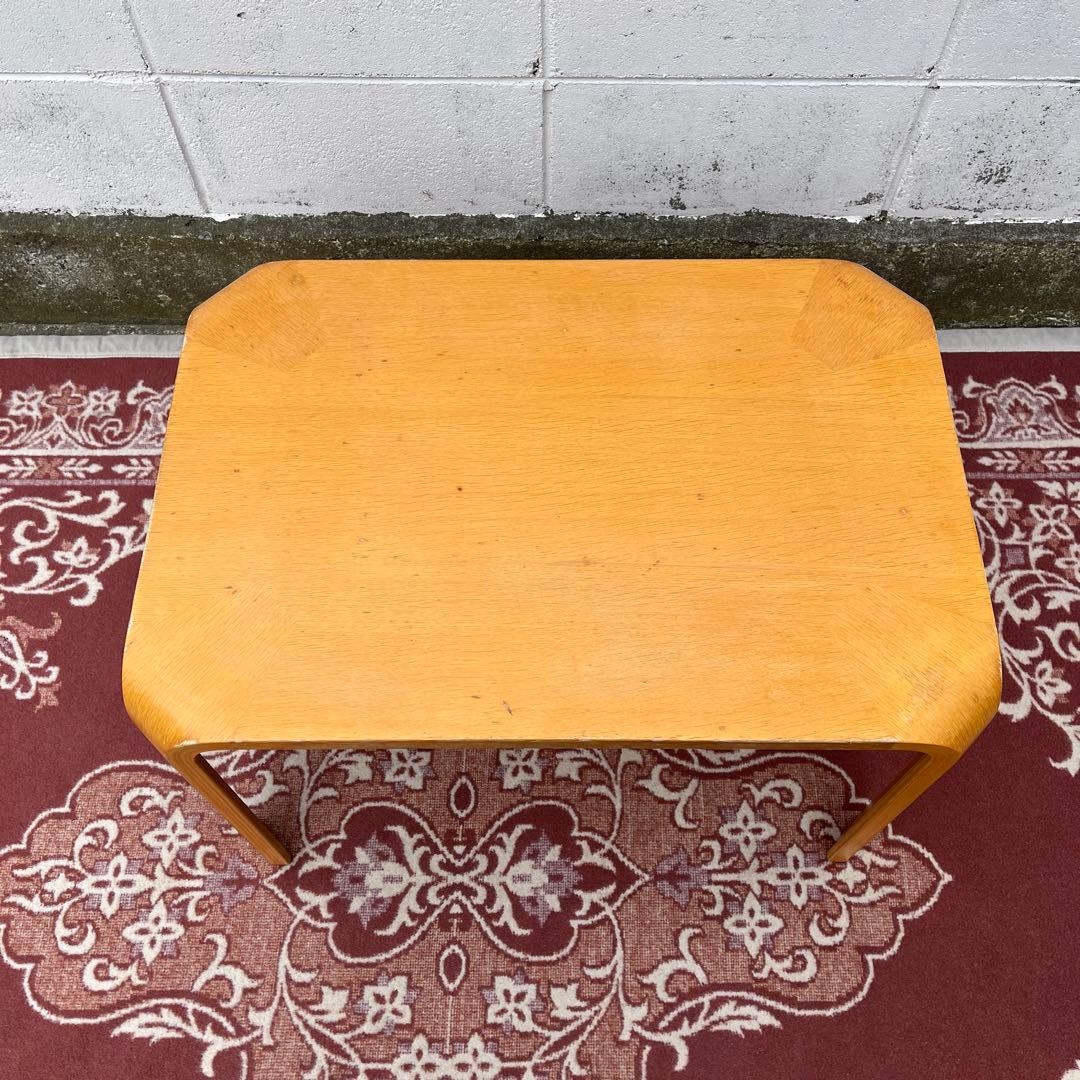 天童木工 Tendo ◾️木製プライウッド サイドテーブル コーヒーテーブル