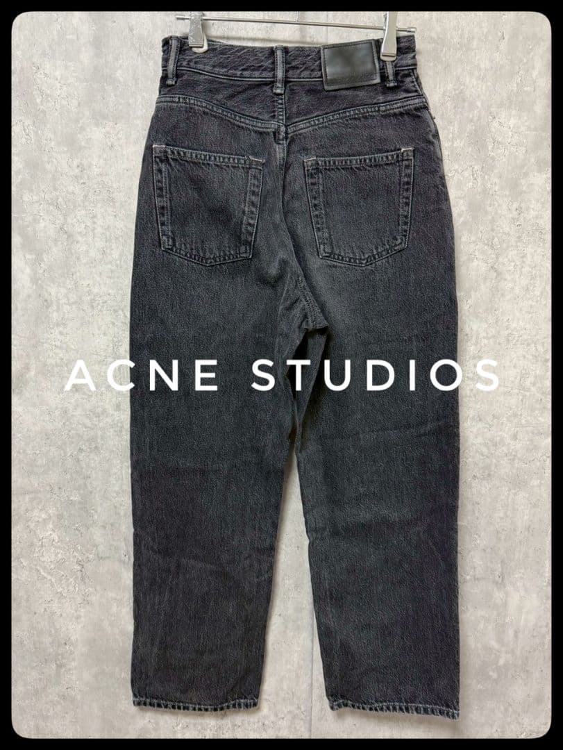 ✴️アクネストゥディオズ　ジーンズ　ストレート　イタリア製　黒　W26