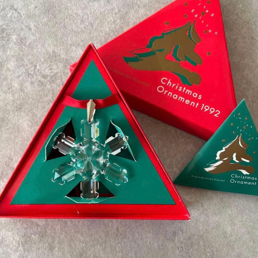 新品未使用【激レア】クリスマスオーナメント 1992年 雪の結晶 箱付きE
