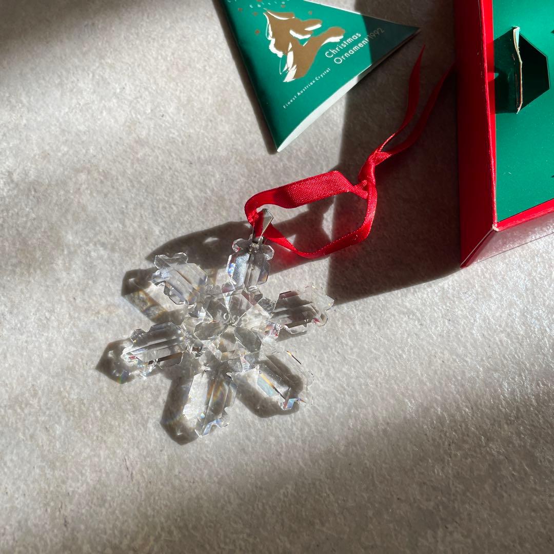 新品未使用【激レア】クリスマスオーナメント 1992年 雪の結晶 箱付きE