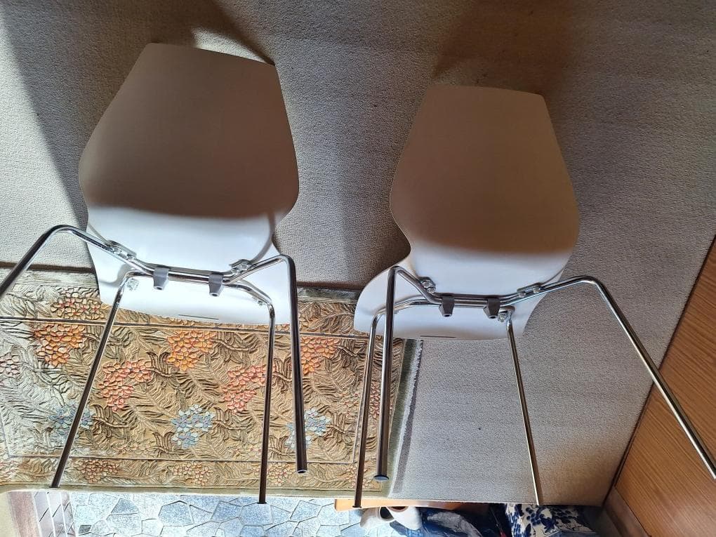 美品！Kartell MAUI「カルテル マウイ」ダイニングチェア 白2脚セット