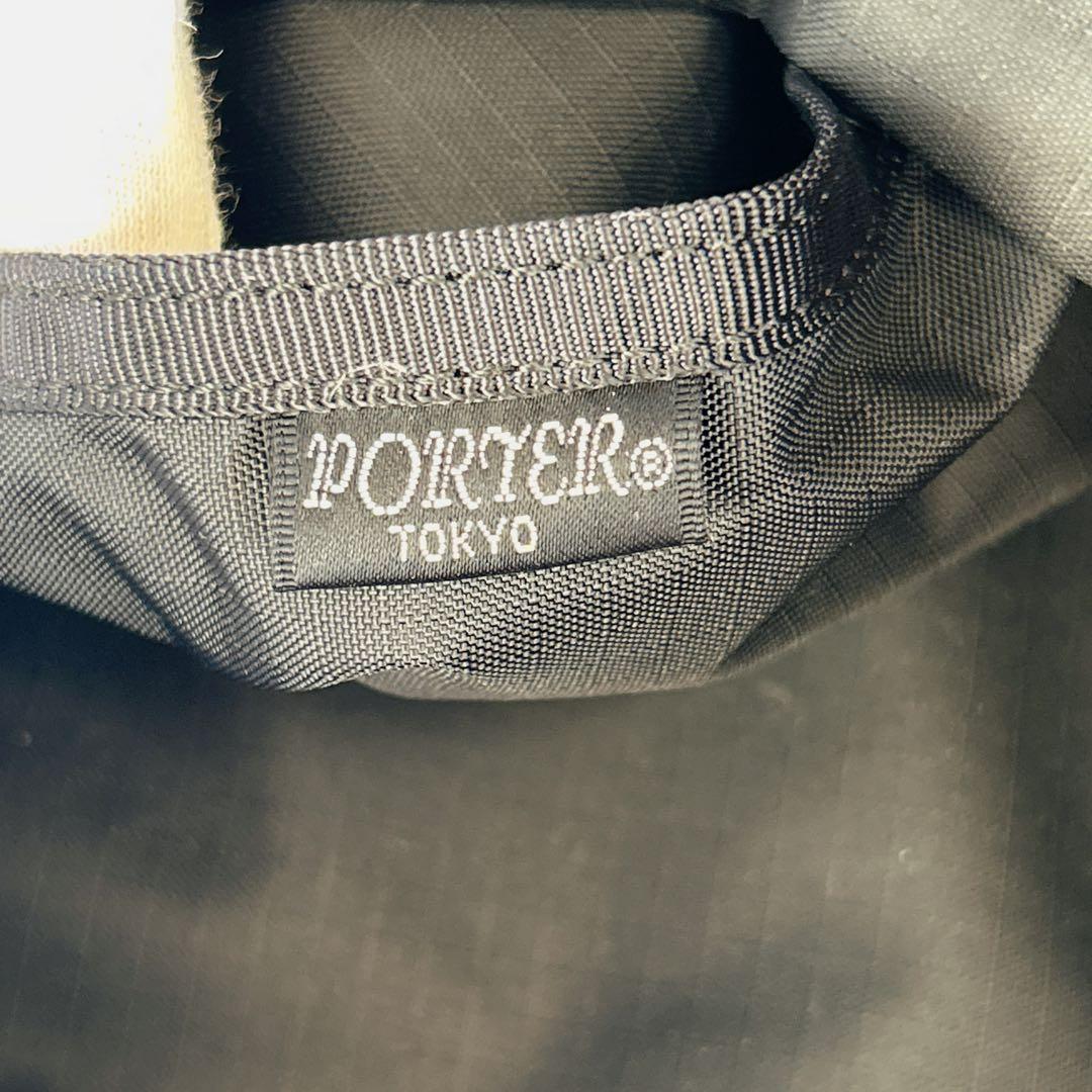 PORTER ブラック トートバッグ ナイロン A4 軽量 通勤通学　黒　肩がけ