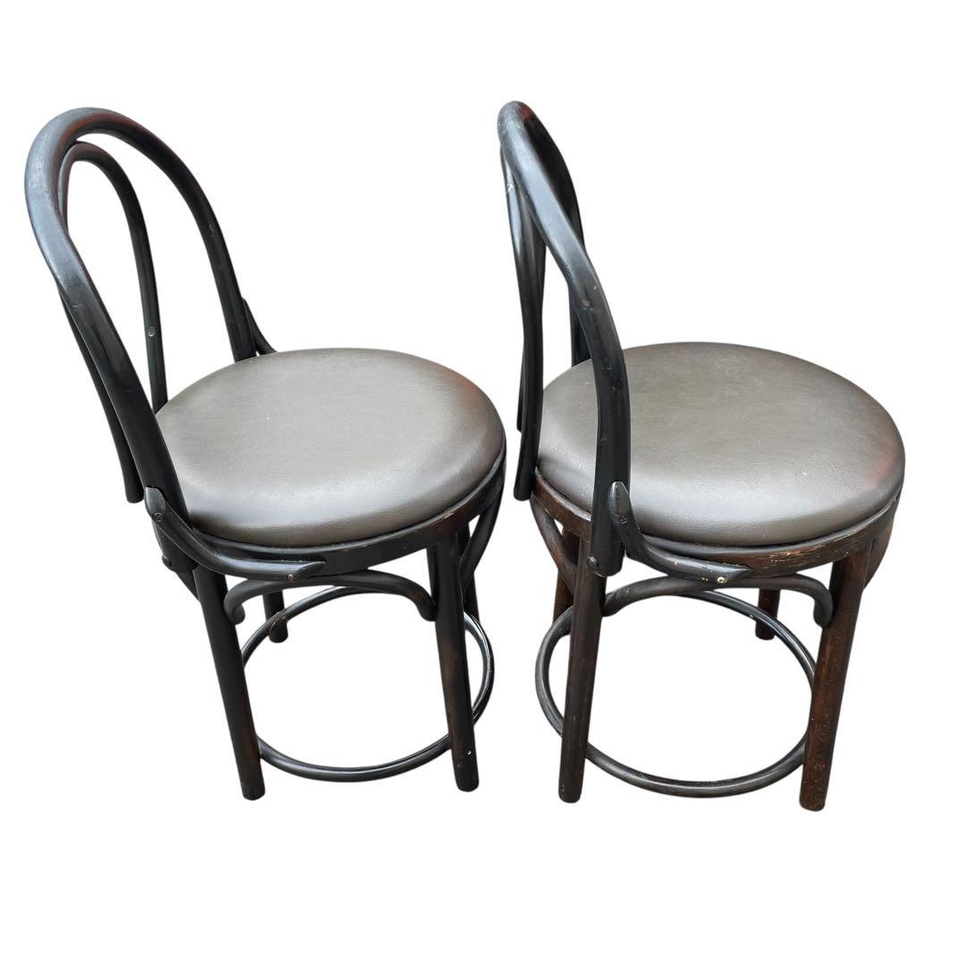 【希少スペイン製✨】ベントウッドチェア 2脚セット 曲げ木 名作デザイン