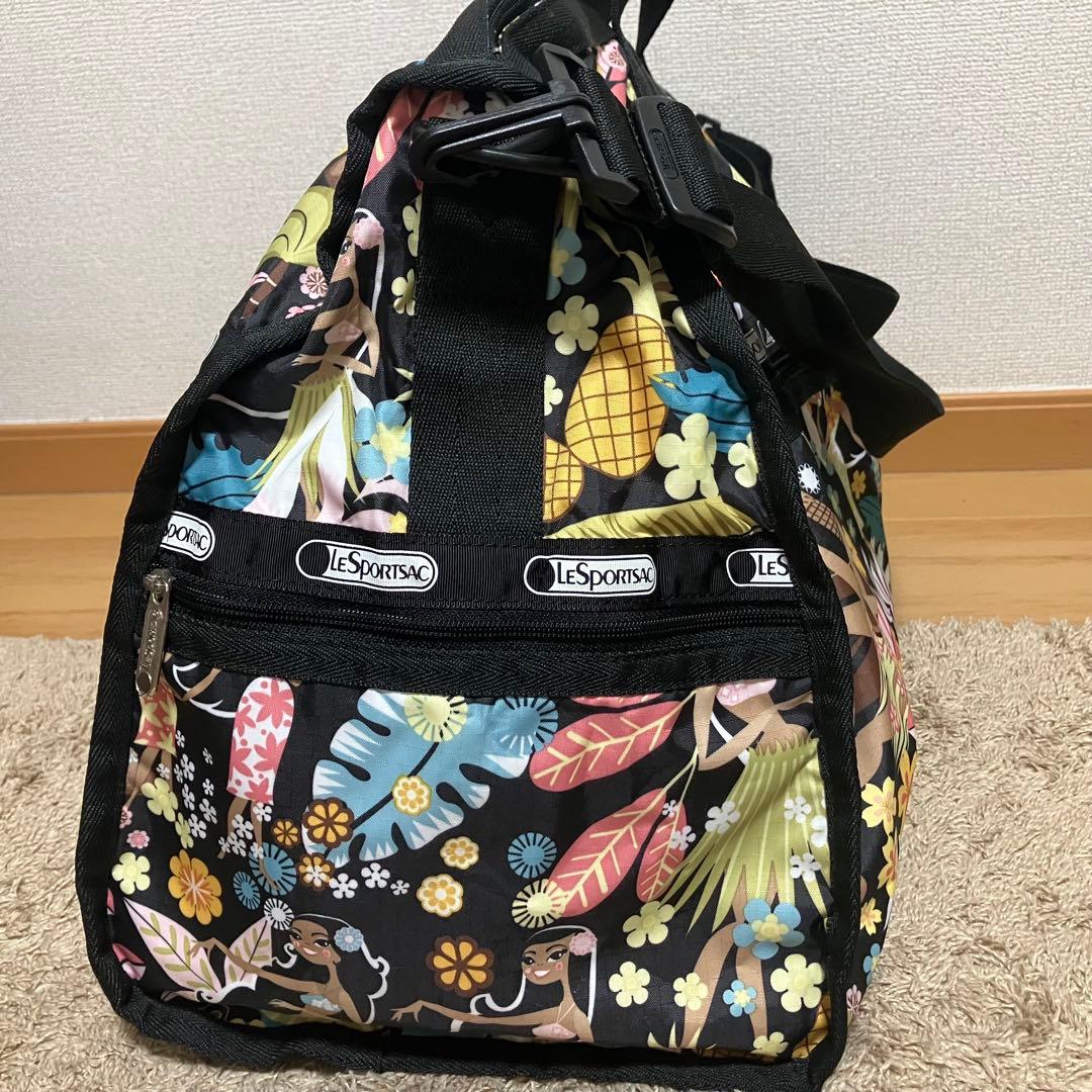 ［美品］　レスポートサック　ハワイ限定　ワヒネフラ柄　ボストンバッグ
