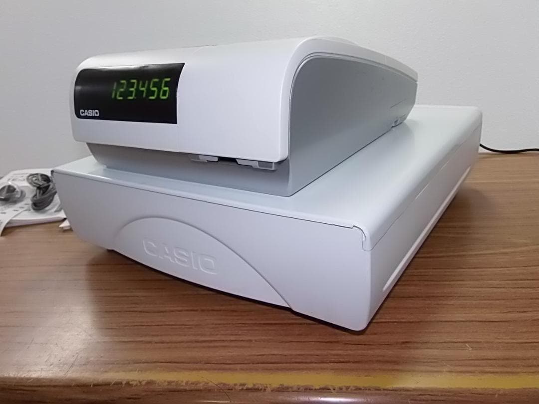 分離ケーブル付1207設定無料1202カシオTE-340ンボイスレジスター