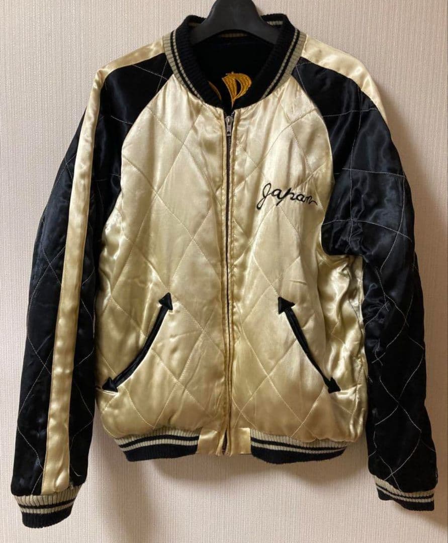 CROPPED HEADS 零戦 別珍×サテンキルト スカジャン M