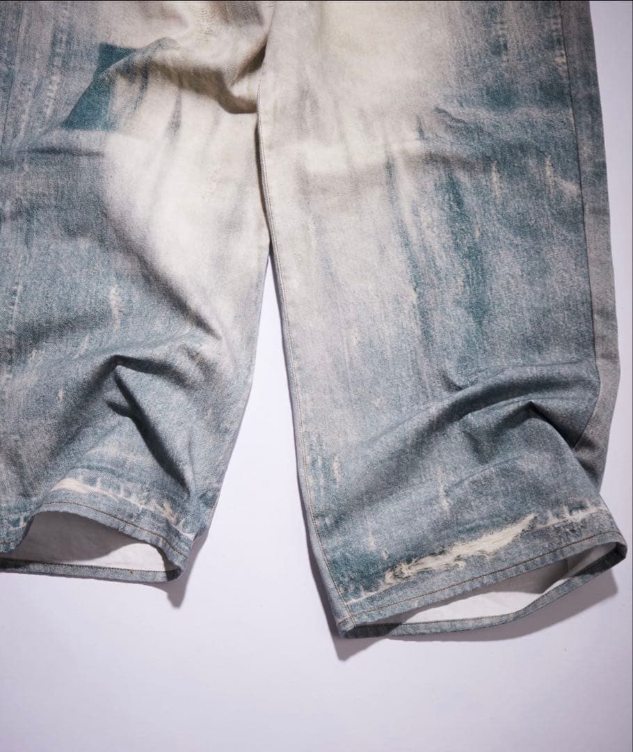 Six M/シックスエム　トロンプルイユデニムパンツ